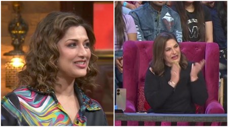 Sonali Bendre will be seen having a funny moment with Archana Puran Singh on The Kapil Sharma Show.