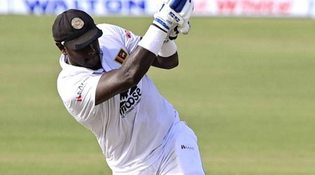 Angelo Mathews in action. (File)