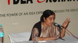 Sushma Swaraj Award, BJP's women achievers, BJP women wing, selfie with labharthi, “Kamal Mitra, PMO, BJP national leadership., Indian Express, Indian Express News