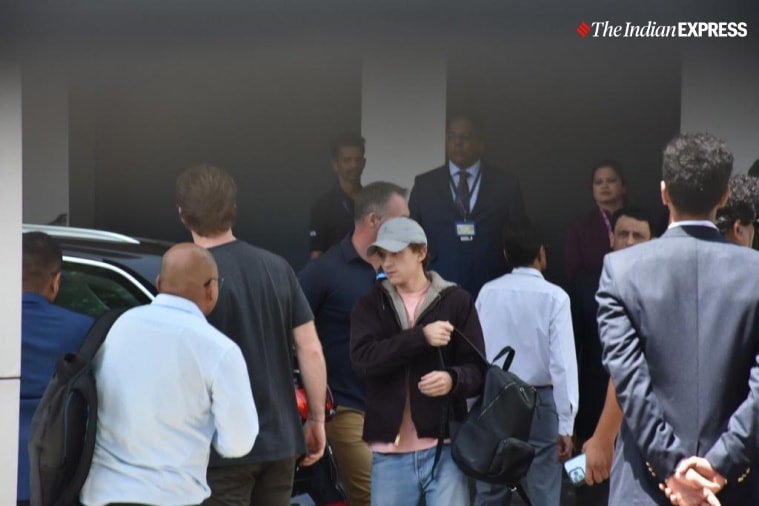 Tom Holland, Zendaya spotted at airport as they leave India post NMACC gala