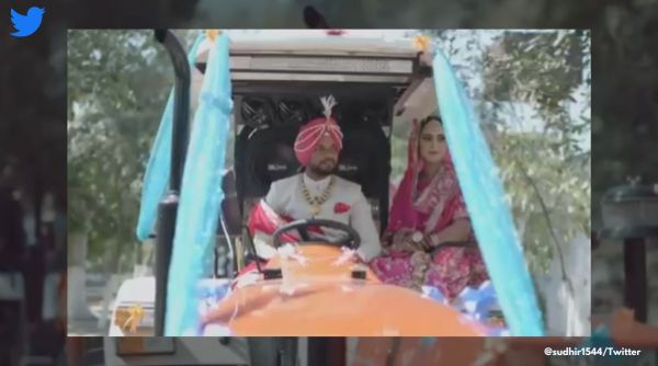 baraat on tractors punjab