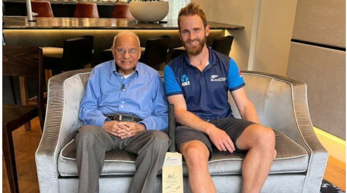 Watch: Kane Williamson's heart warming gesture to his 99-year-old fan Muru  | Sports News,The Indian Express