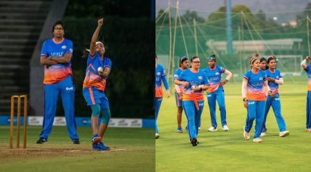 Mumbai Indians teams training. (Twitter)