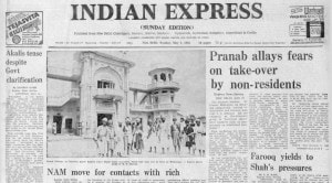 Farooq Abdullah, Pranab Mukherjee, P Venkatasubbaiah, Akali Dal, Harchand Singh Longowal, North-South issues, Indian express, Opinion, Editorial, Current Affairs