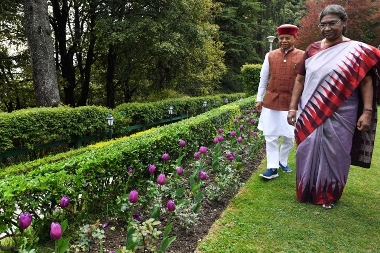 President Murmu at Rashtrapati Niwas in Mashobra