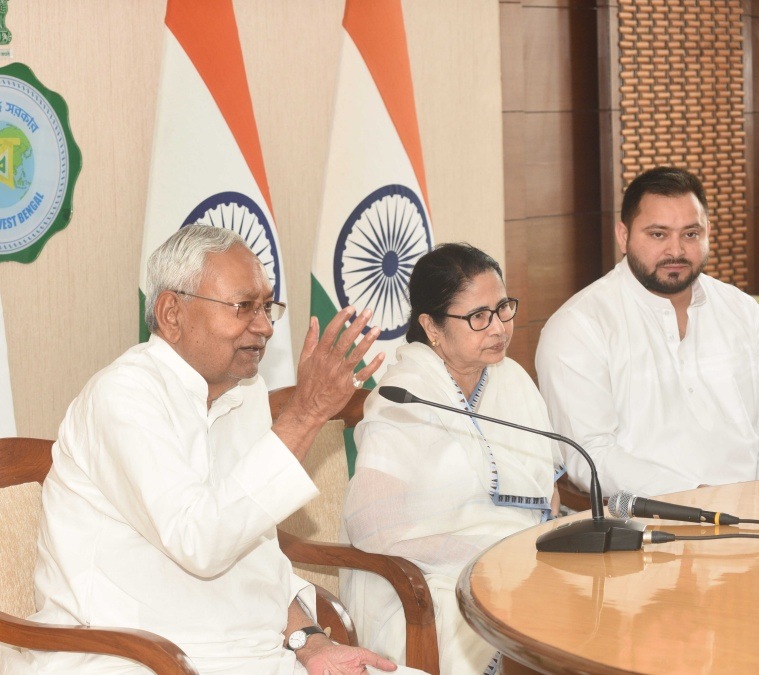 Mamata nitish meet kolkata