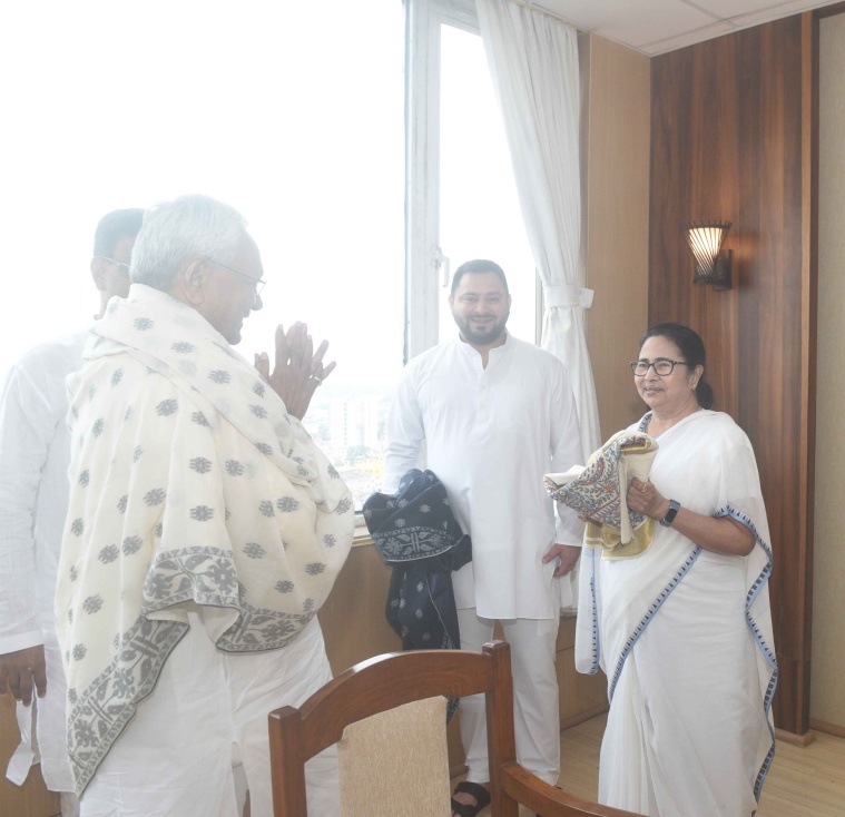 Mamata Nitish meet lok sabha polls