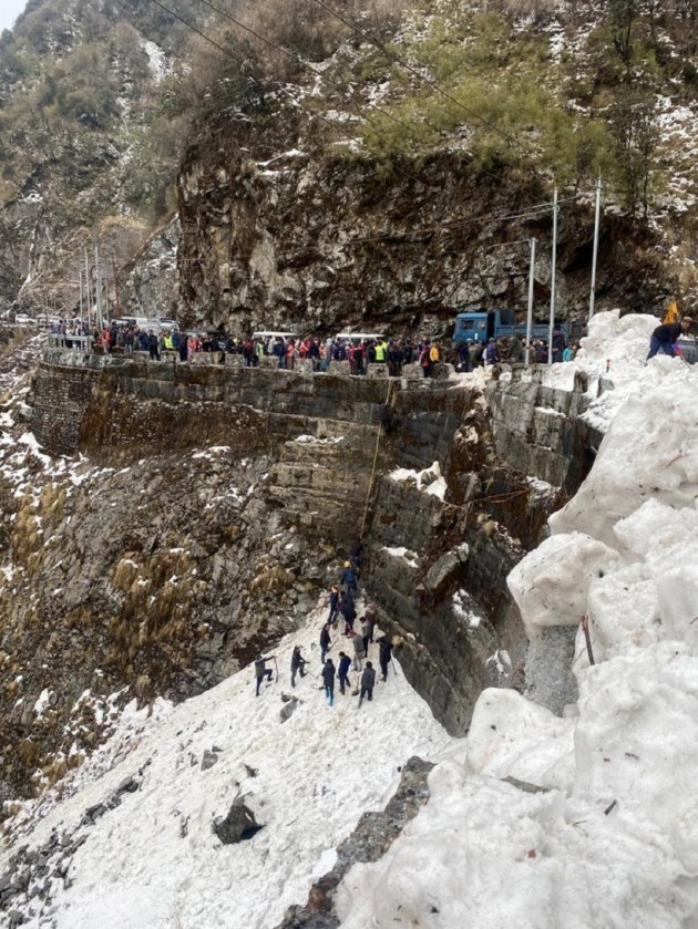 Avalanche in Sikkim's Nathu La
