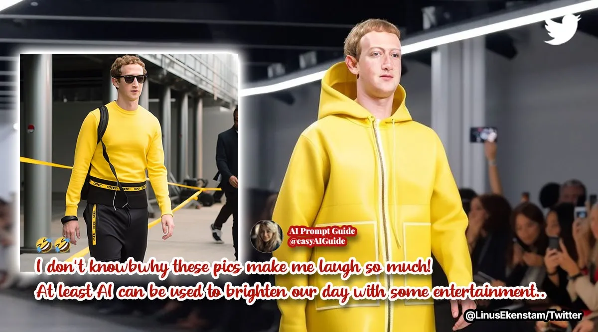 AI images of Mark Zuckerberg on fashion runways amuse netizens
