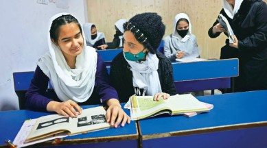 Delhi school for Afghan kids, Afghan children, Afghan students india, Sayed Jamaluddin Afghan High School, Indian Express, India news, current affairs
