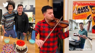 Afghan musician who fled from Taliban gifted antique violin by strangers in US