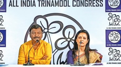 MGNREGA funds, MGNREGA scheme, Amit Shah, Suvendu Adhikari, Narendra Modi, Mahua Moitra, West Bengal, Kolkata, Indian Express, current affairs