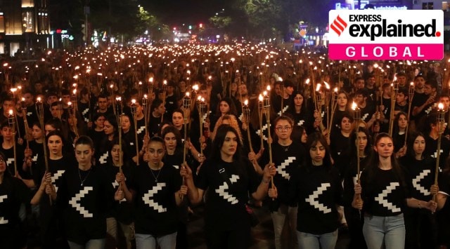 armenian genocide march in yerevan