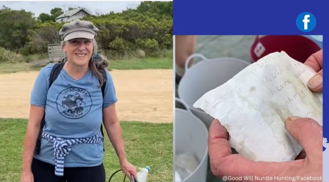 Australian woman finds message in a bottle that survived in sea for 10 years