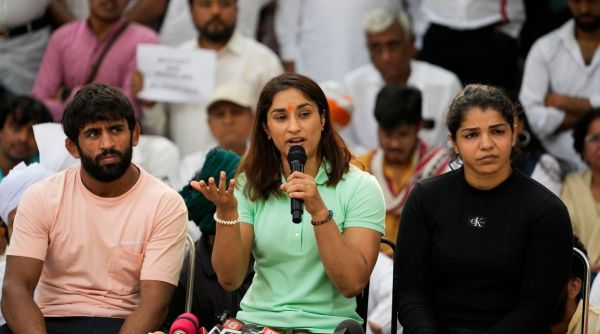 Bajrang, Vinesh and Sakshi