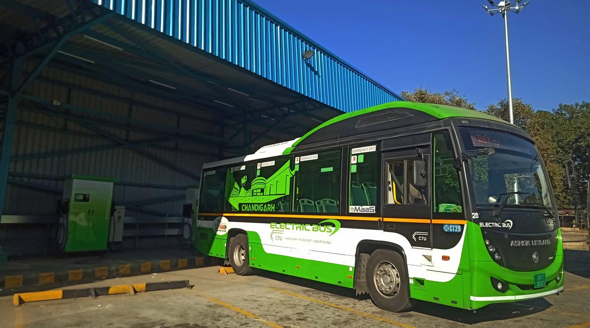 Chandigarh: Electric Buses Log Over 50.15 Lakh Km, Save 10.03 Lakh ...