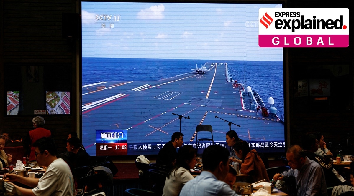 Chinese military drills in Taiwan