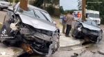 crashed car