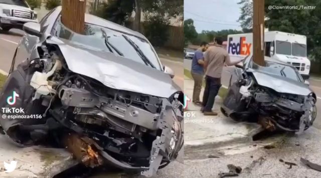 Watch Bizarre Car Crash Leaves Netizens Puzzled Trending News The Indian Express