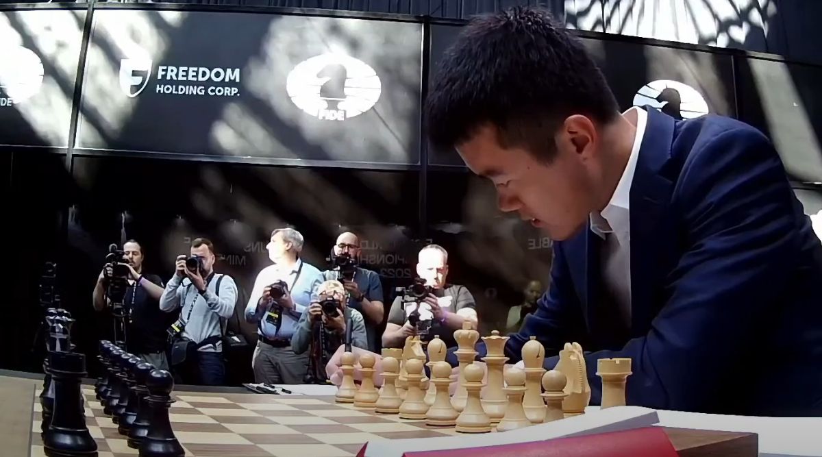 World Chess Championship: Of knights facing sideways, a game of chairs and  power-walking contenders