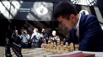 International Chess Federation on X: Ding Liren is the higher