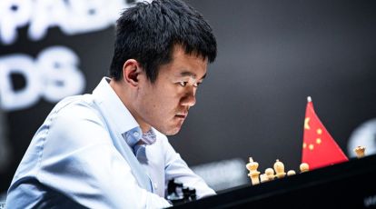 Chess Grand Master Ding Liren China Editorial Stock Photo - Stock Image