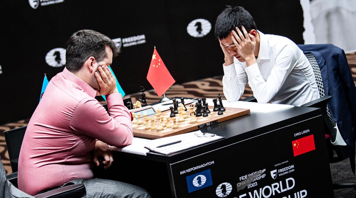Game 7 of the 2023 World Chess Championship between Ian Nepomniachtchi and Ding Liren ended with the Russian GM winning.