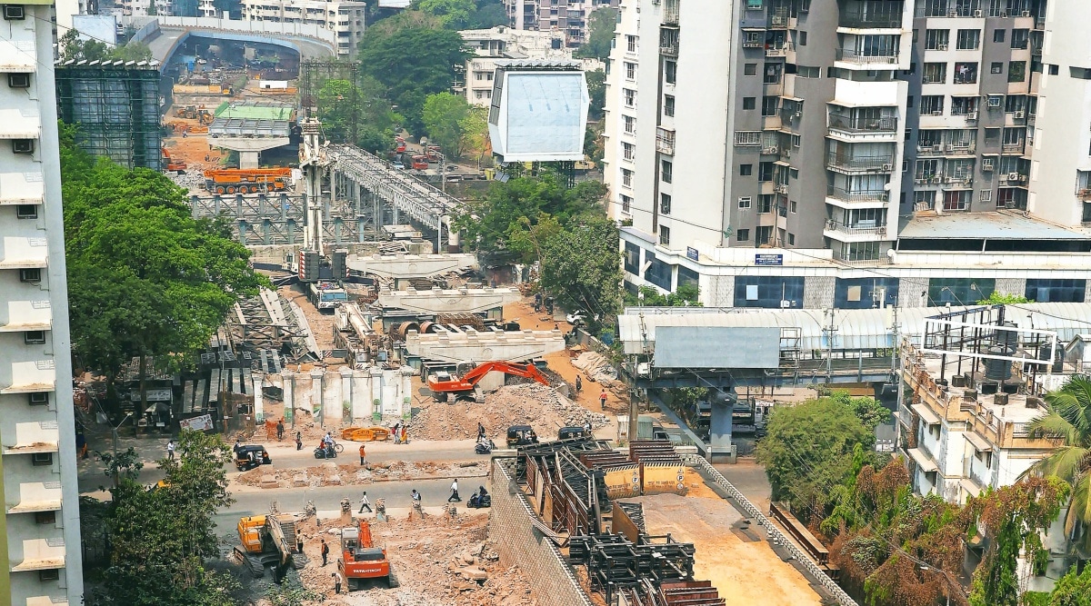 Mumbai air quality, Mumbai air pollution, Mumbai air pollutants, Mumbai pollution, Mumbai news, Maharashtra, Indian Express, current affairs