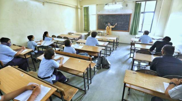 Mumbai news, Mumbai govt schhol fees, student sit on floor for four months, student punishment Non-payment of fees, Non-payment of fees punishment, Non-payment of fees in Mumbai school, mumbai Indian express