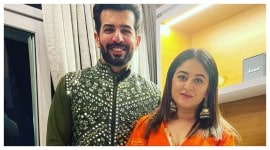 Jay Bhanushali and Mahhi Vij