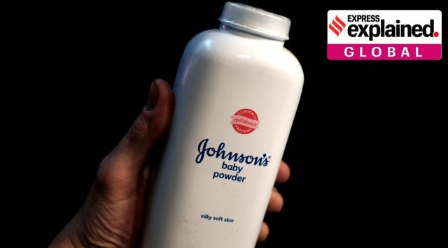 Johnson and Johnson talc bottle