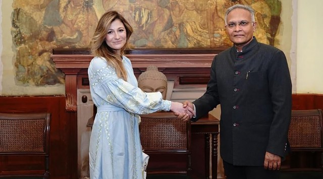 senior official from Kyiv to meets Indian government officials, Kyiv message, Russian Ukraine war, Ukraine right choice for true Vishwaguru, Emine Dzhaparova, Sanjay Verma, Russia Ukraine war updates, indian express, world news, indian express news