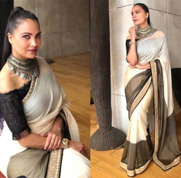 Lara Dutta in sari