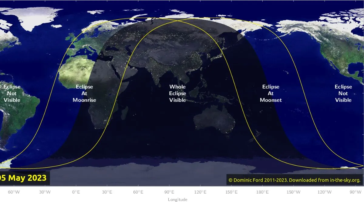 Chandra Grahan 2023 The lunar eclipse on May 5 will be visible in India