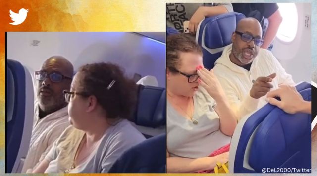 Man loses his cool and goes on a rant against flight attendants over a crying baby