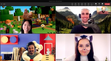 Snapchat Lenses Microsoft Teams | Snap AR Lens | How to use Snap lenses in microsoft Teams