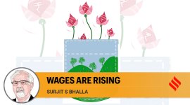 real wages growth rural india data analysis
