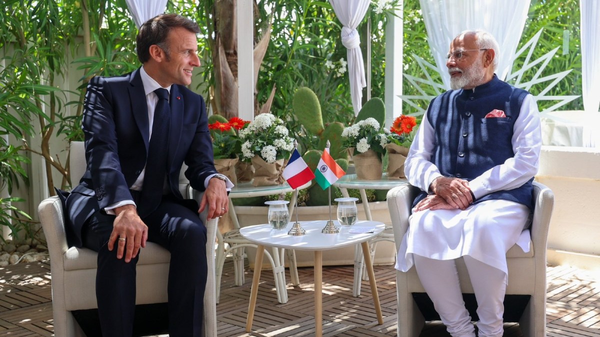 Modi -- Macron