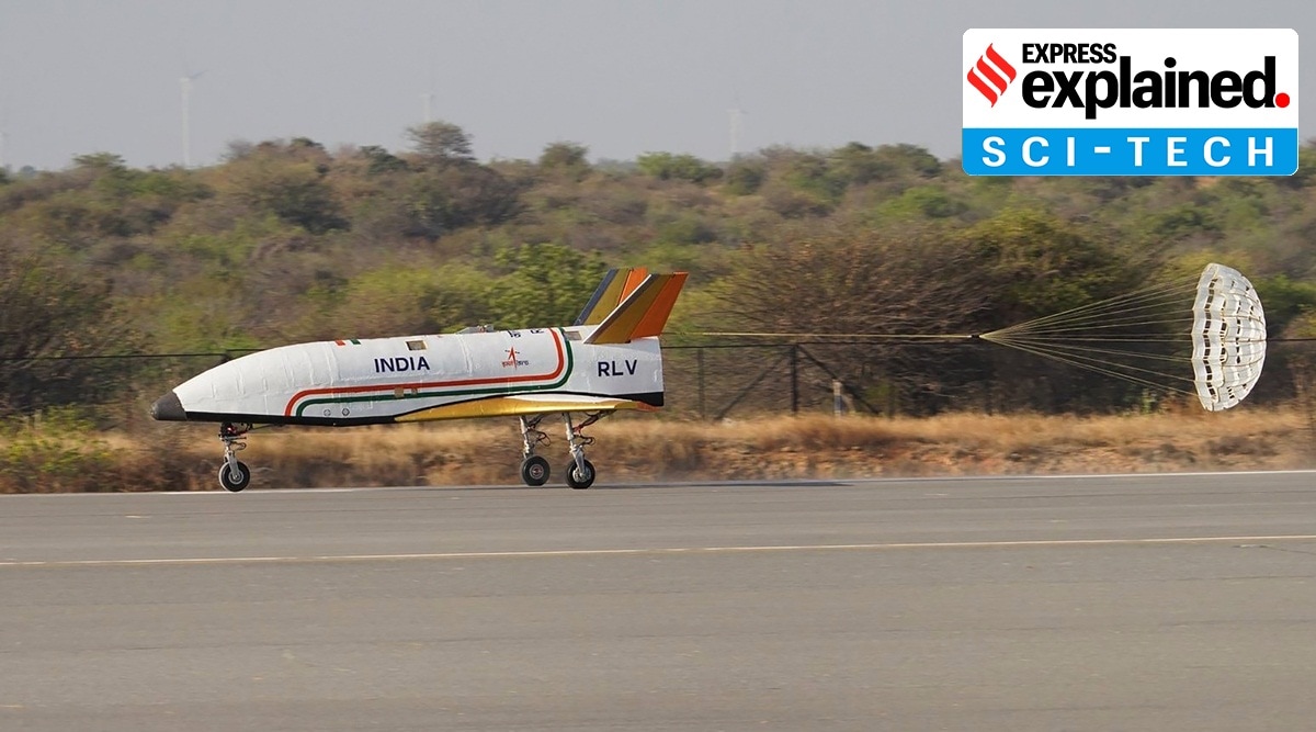 The RSLV after landing on a runway.