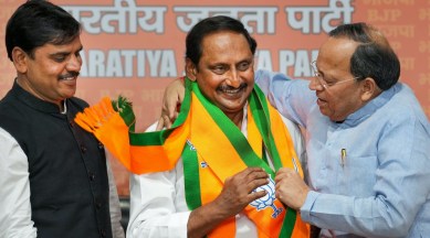 Kiran Kumar Reddy joins BJP