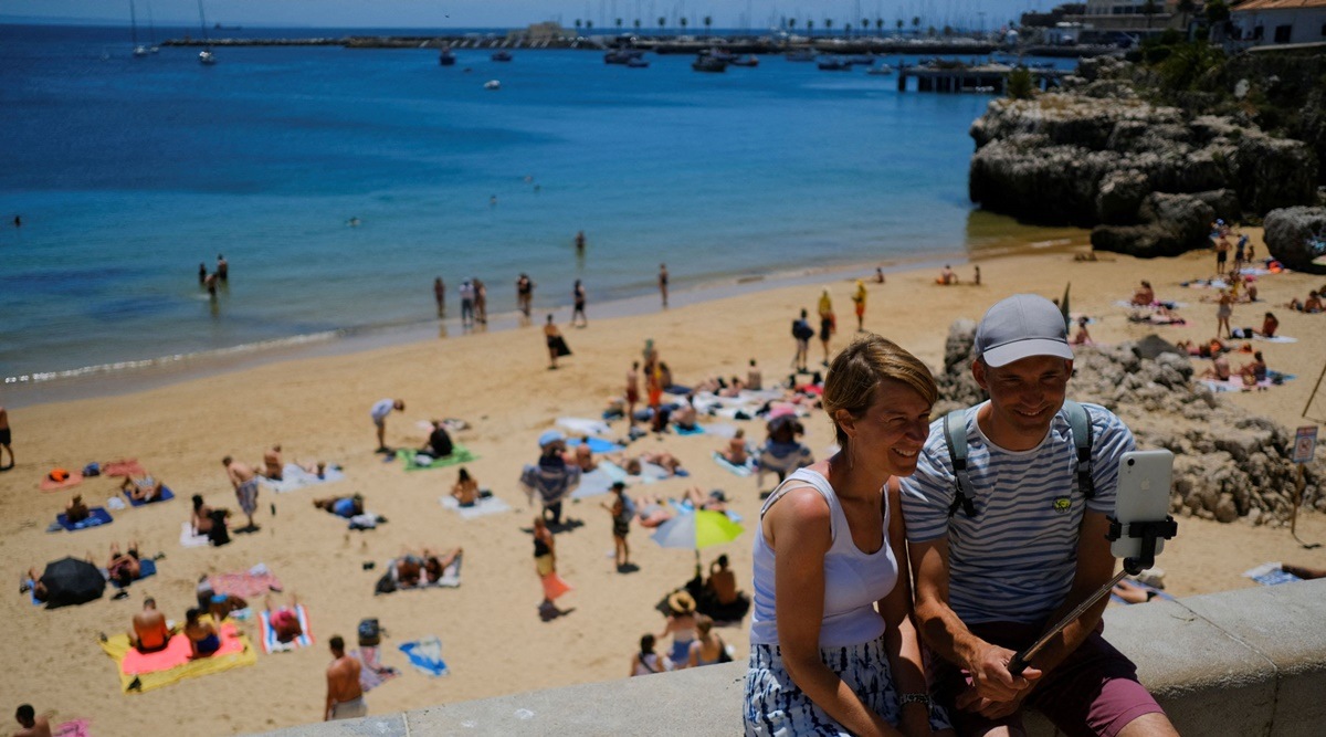 Spain Portugal Swelter As April Temperature Records Broken World News The Indian Express Spain Portugal Swelter As April Temperature Records Broken World News The Indian Express