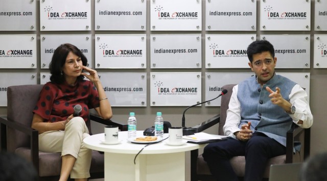 Raghav Chadha interview, Idea Exchange, Raghav Chadha, AAP government, Aam Aadmi Party AAP, Punjab government, Arvind Kejriwal, Raghav Chadha at Idea Exchange, Indian Express, India news, current affairs