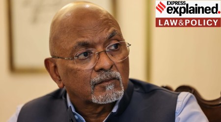 Raju Ramachandran, former Additional Solicitor General, at his residence in New Delhi.