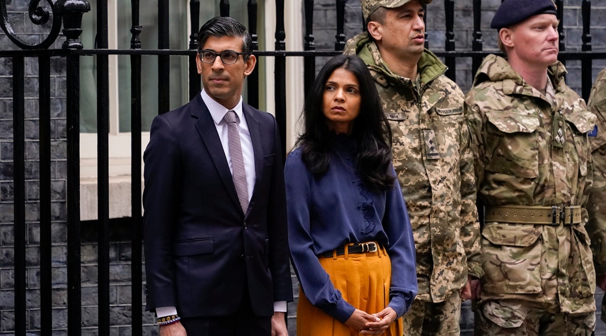 Rishi Sunak and wife, Akshata Murthy