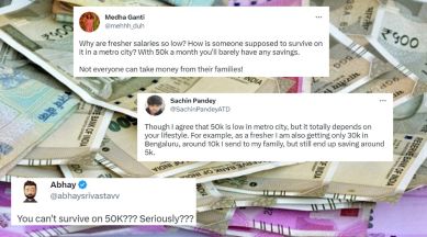 Rs 50k salary too low for freshers, claims woman