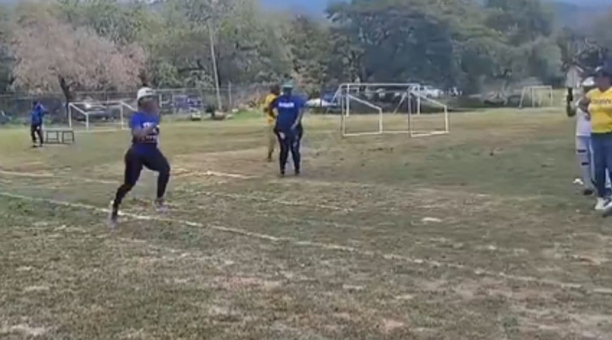 Watch ShellyAnn FraserPryce blows away competition in race at son’s