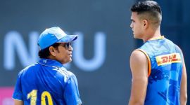 IPL 2023: Sachin Tendulkar and Arjun Tendulkar