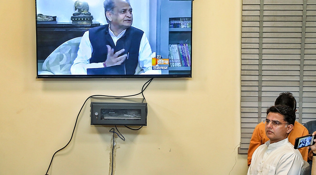 Cong headache back: Pilot says Gehlot sitting on graft cases