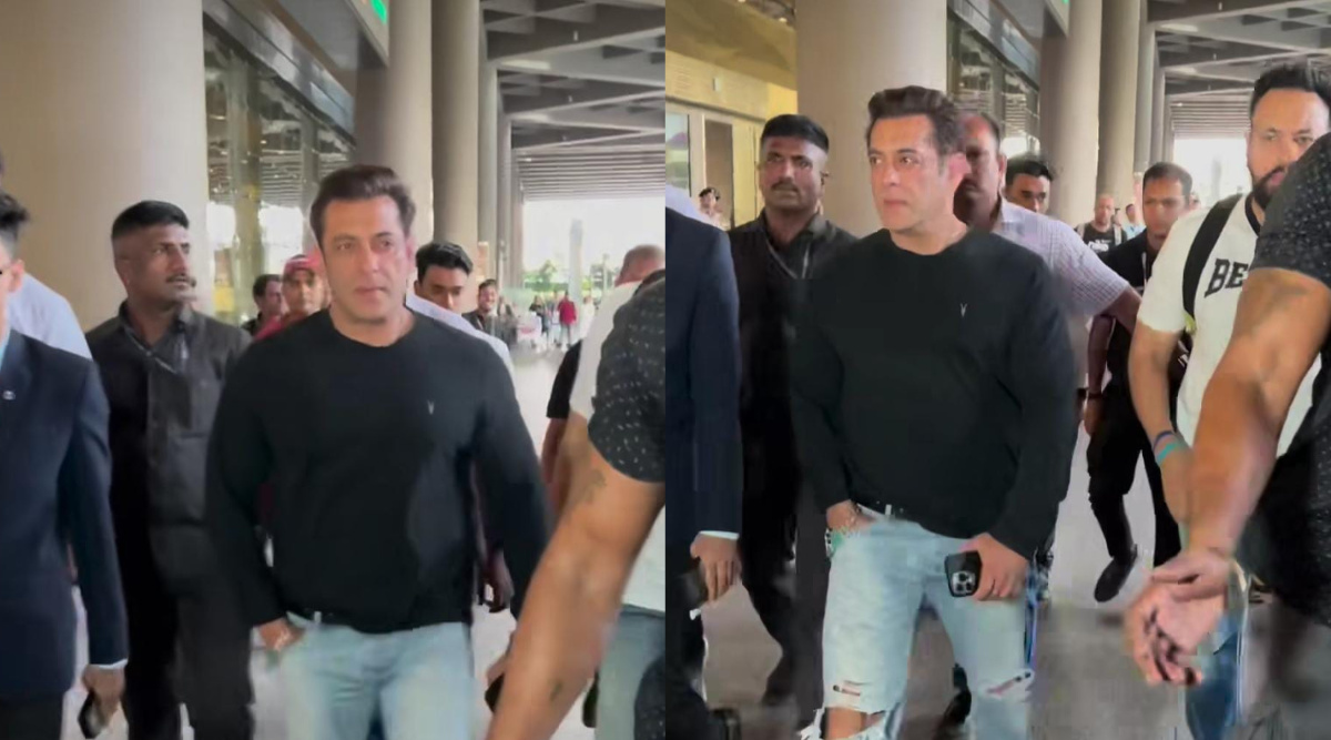 Salman Khan Xxx Sex Video - Salman Khan glares at fan for trying to shake his hand, Shera pushes him  away. Watch video | Bollywood News - The Indian Express