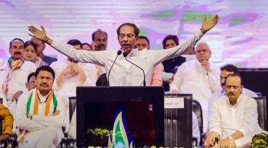 Uddhav at MVA rally: Vote for anyone except this govt